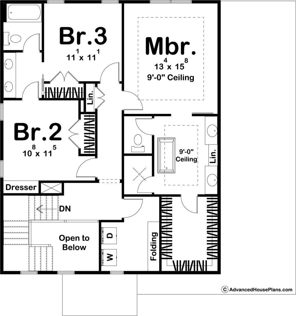 2 Story Modern Farmhouse Style Plan | Laramie