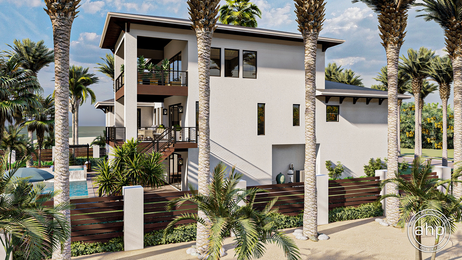 3 Story Beach House Plan | Anna Maria