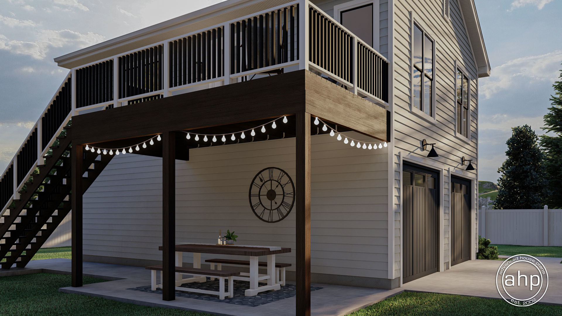 Traditional Style Carriage House Plan | Gideon
