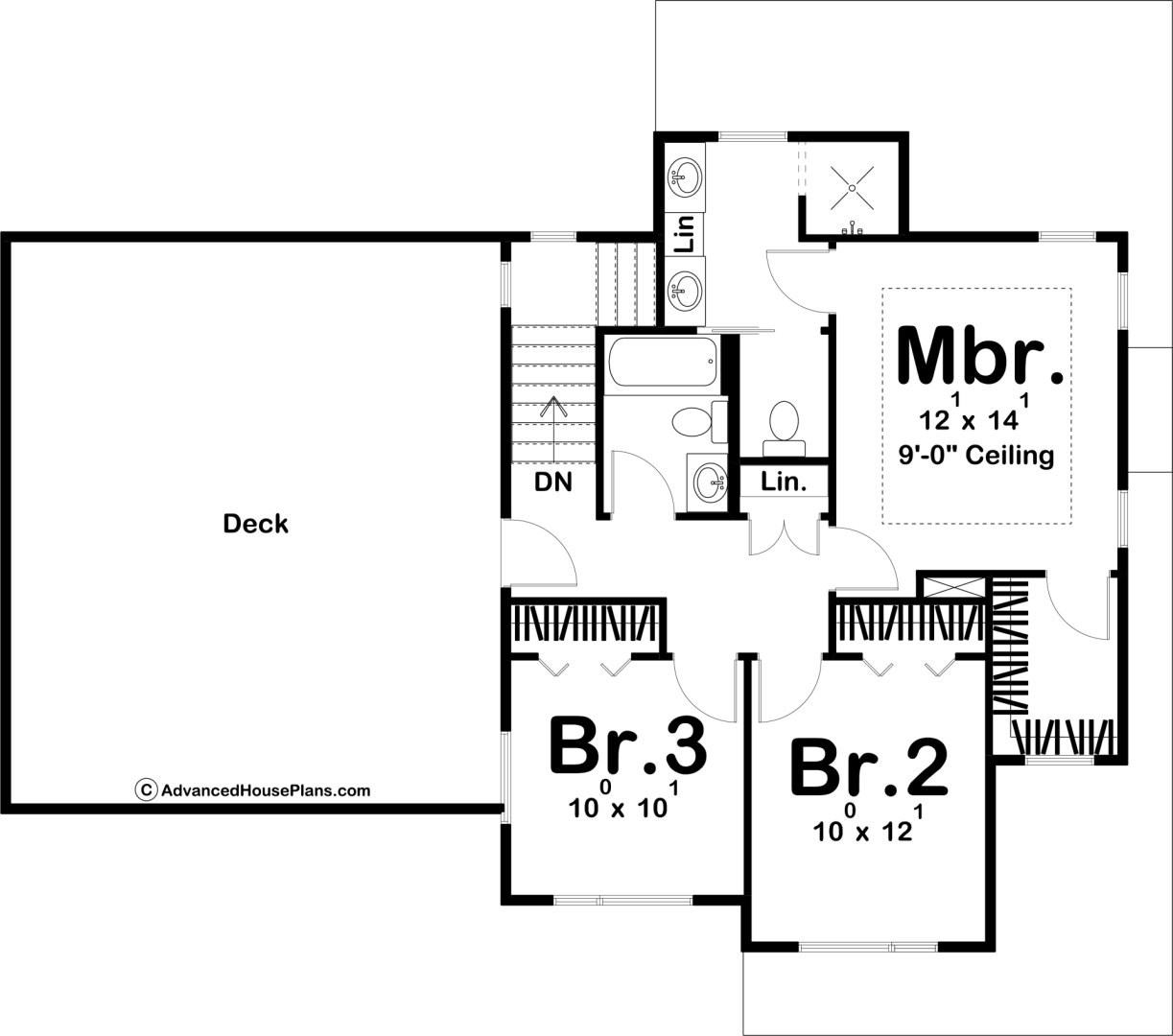 2 Story Modern Style House Plan | Quinn