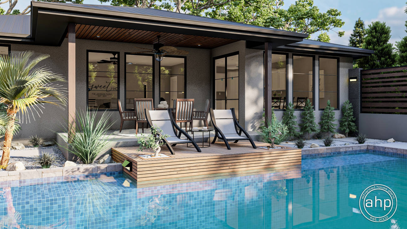 Riverside Vacation House Plan