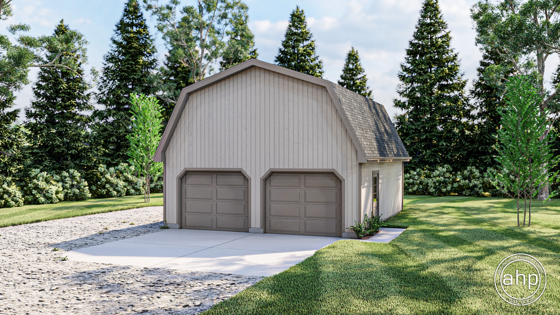 Flint — Barndominium house plan by Advanced House Plans