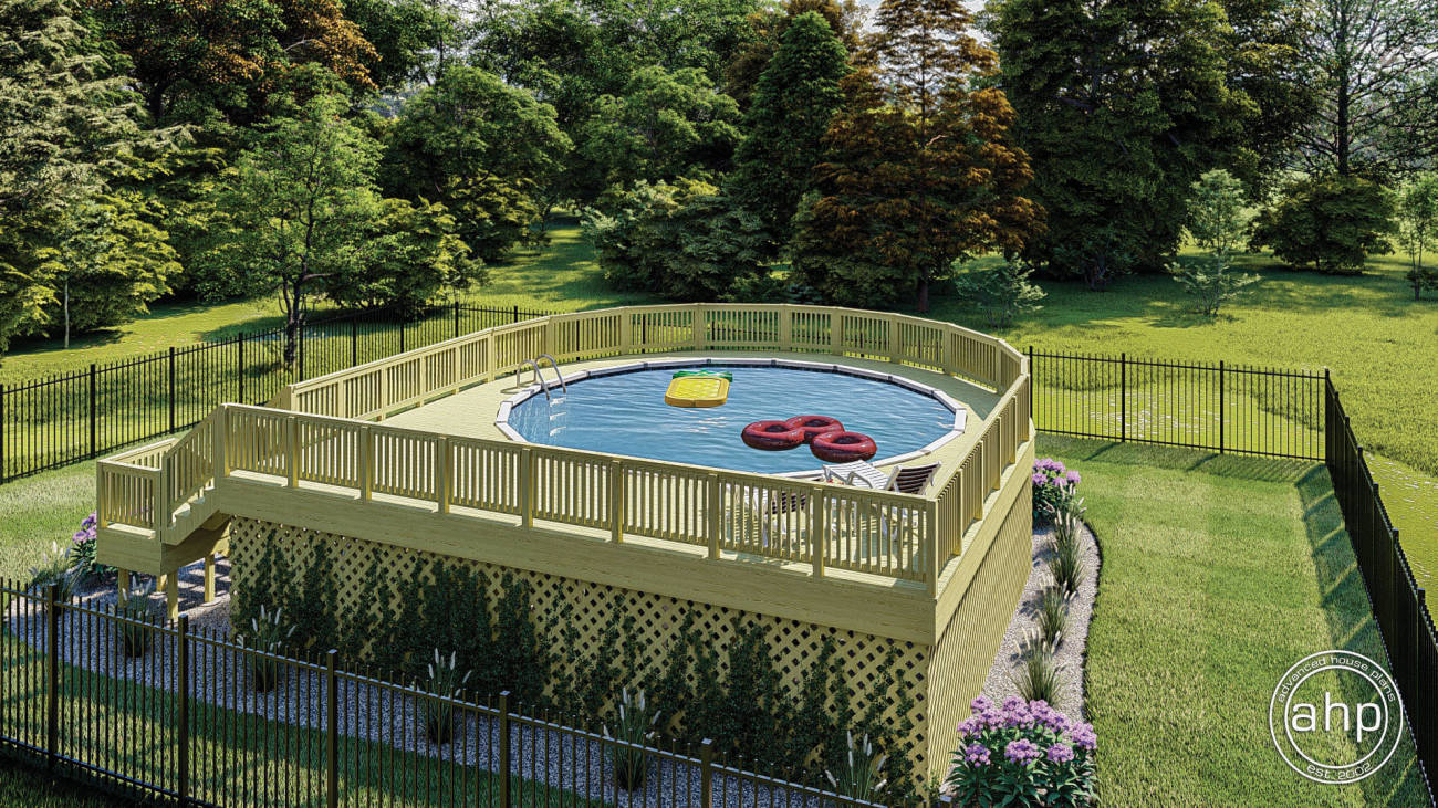 Above Ground Pool Deck Plan | Northline