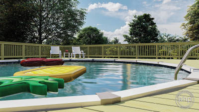 Above Ground Pool Deck Plan | Northline