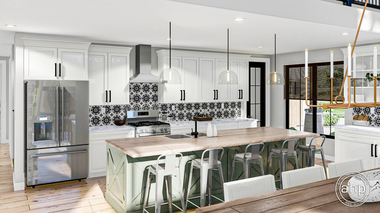 1.5 Story Bardominium Style House Plan | Stillwater