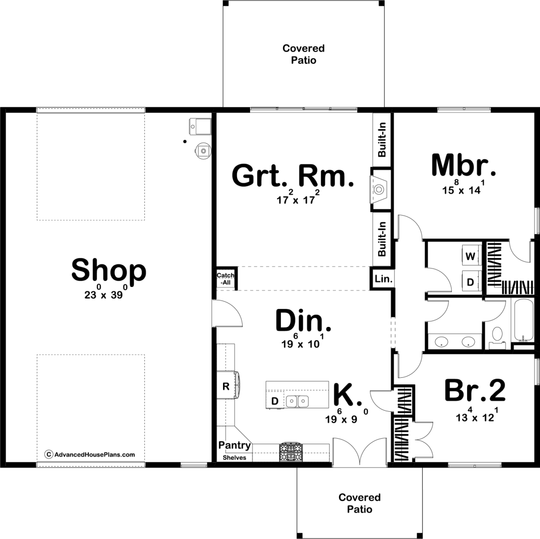 Barndominium Style Ranch Plan | Mead Farm