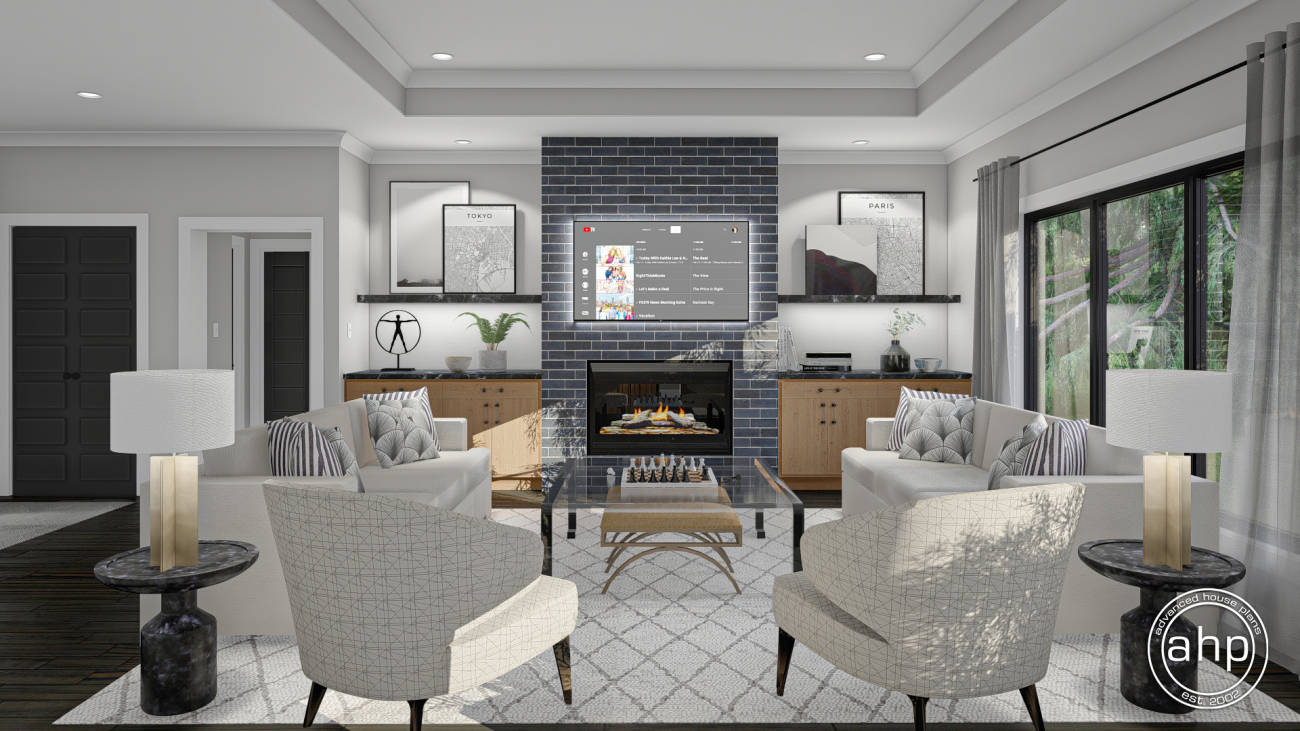 Modern Style Ranch Plan | Caballero Way