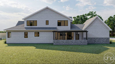 1.5 Story Lake House Plan | Holmes Bay