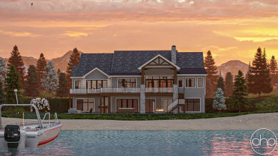 Beach-Lake Style House Plan | Loren Hills