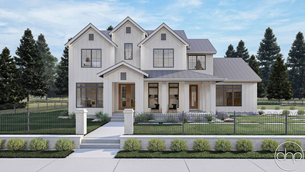 Modern Farmhouse Style House Plan | Chapel Hill