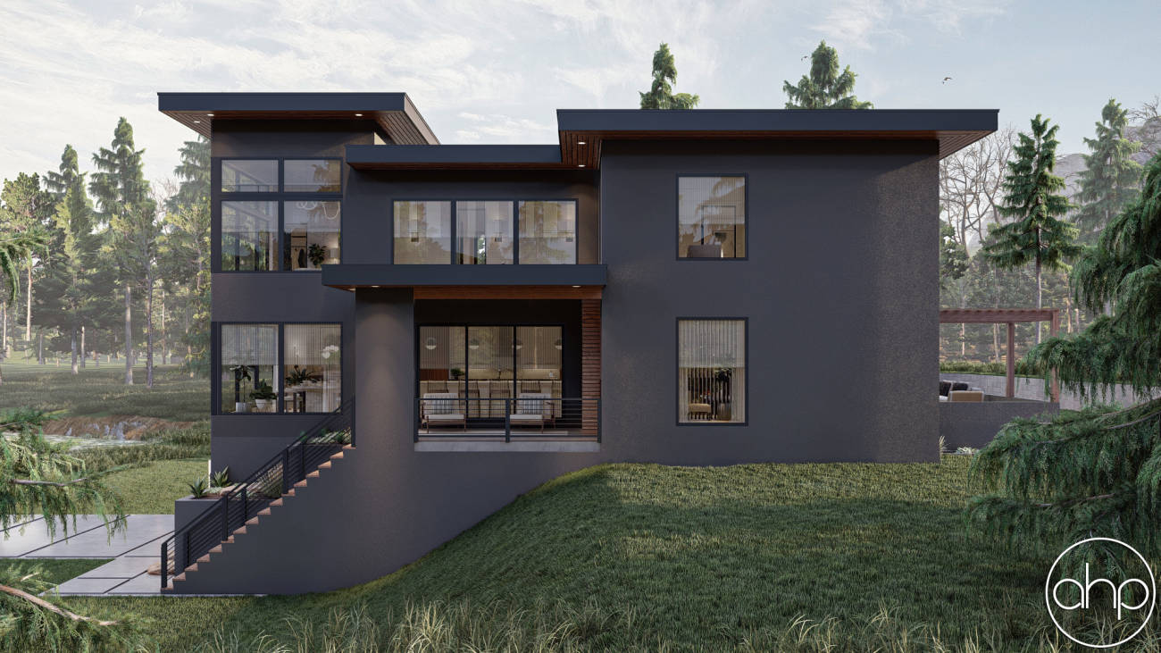 2 Story Modern Style House Plan | Union Square, image size:1300x731