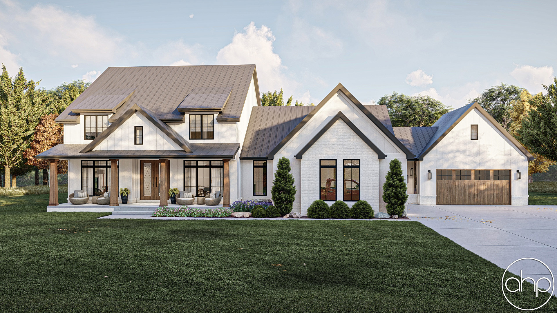 Modern Farmhouse Style House Plan | Wilmington