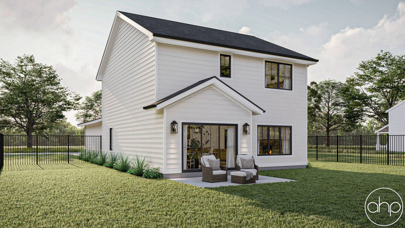 Craftsman Rear Exterior Craftsman House Plans 10 603 Associated