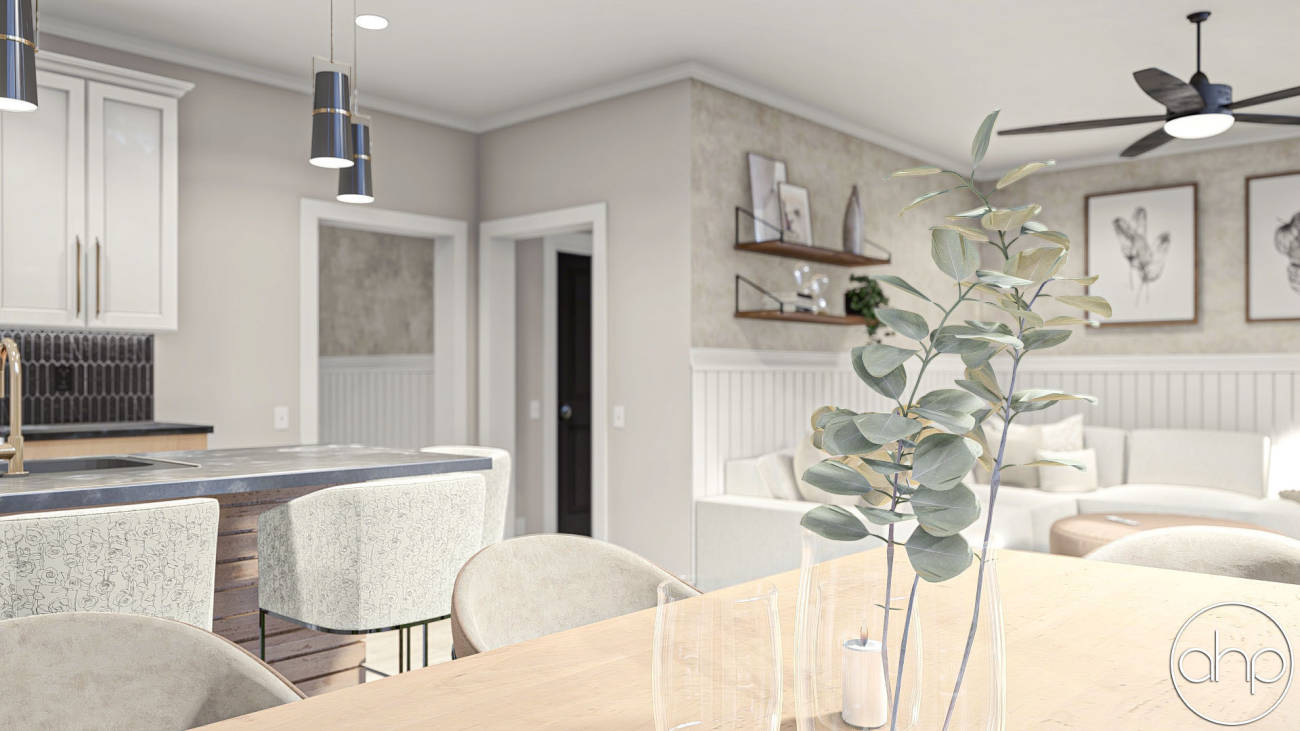 Modern Farmhouse Style House Plan | Crandall