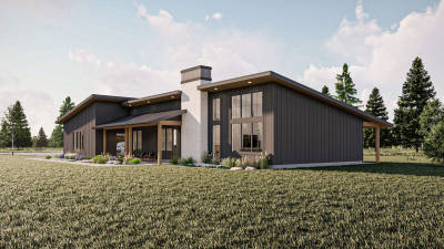 Modern Barndominium Style House Plan | Blue Ridge
