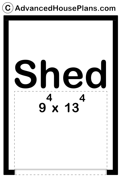 Traditional Style Shed Plan | Paulson