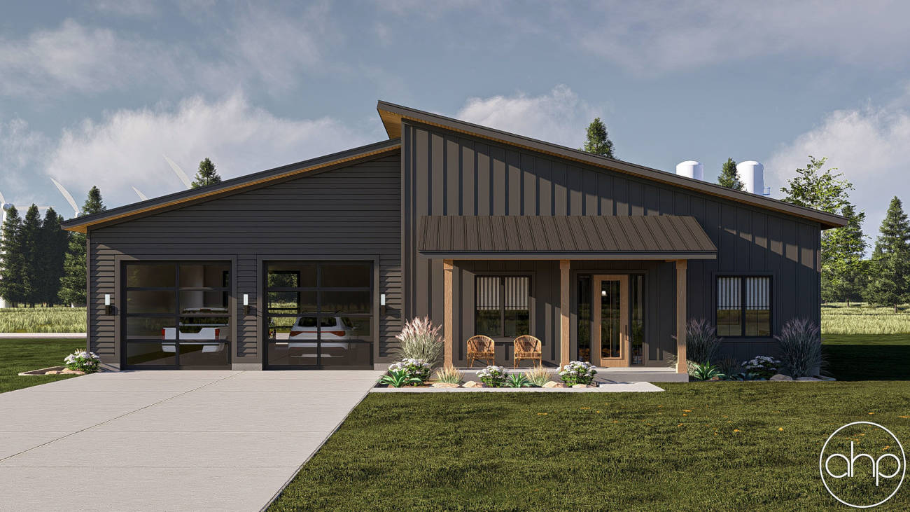 Modern Style Barndominium House Plan | Chamberlain