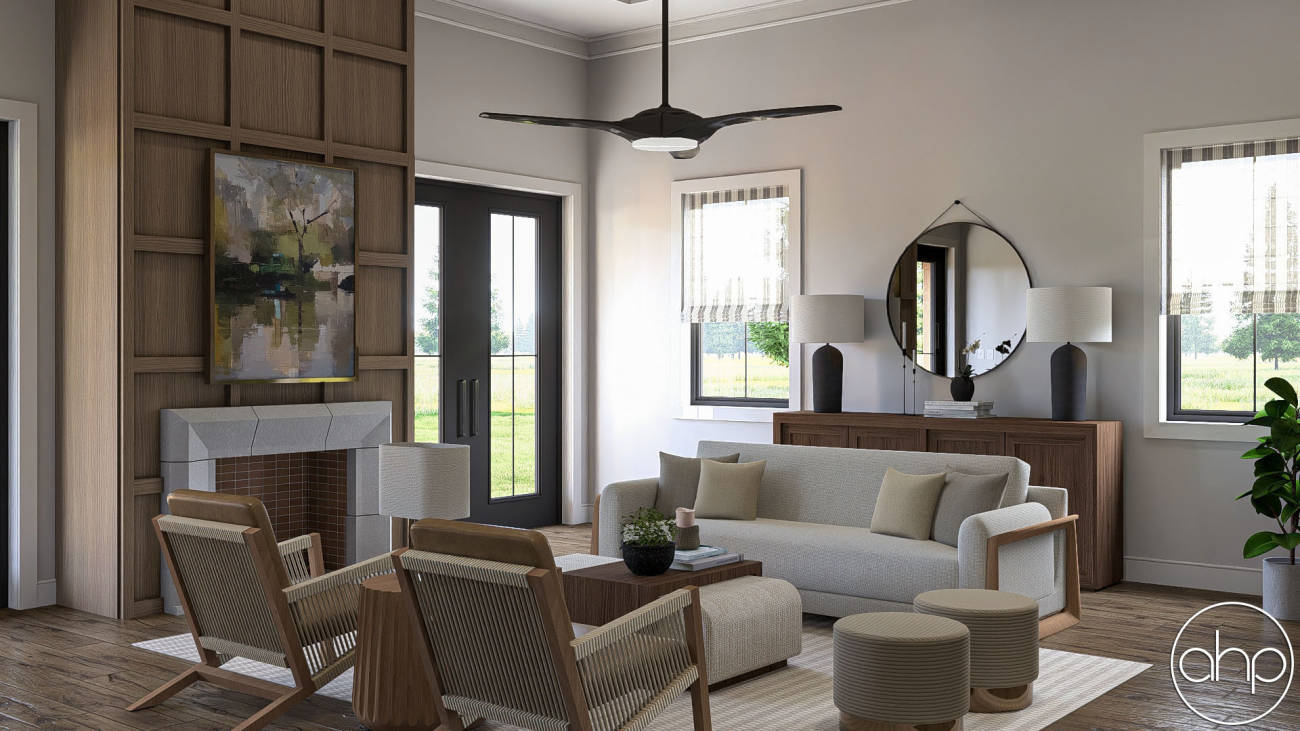 Modern Style Barndominium House Plan | Chamberlain