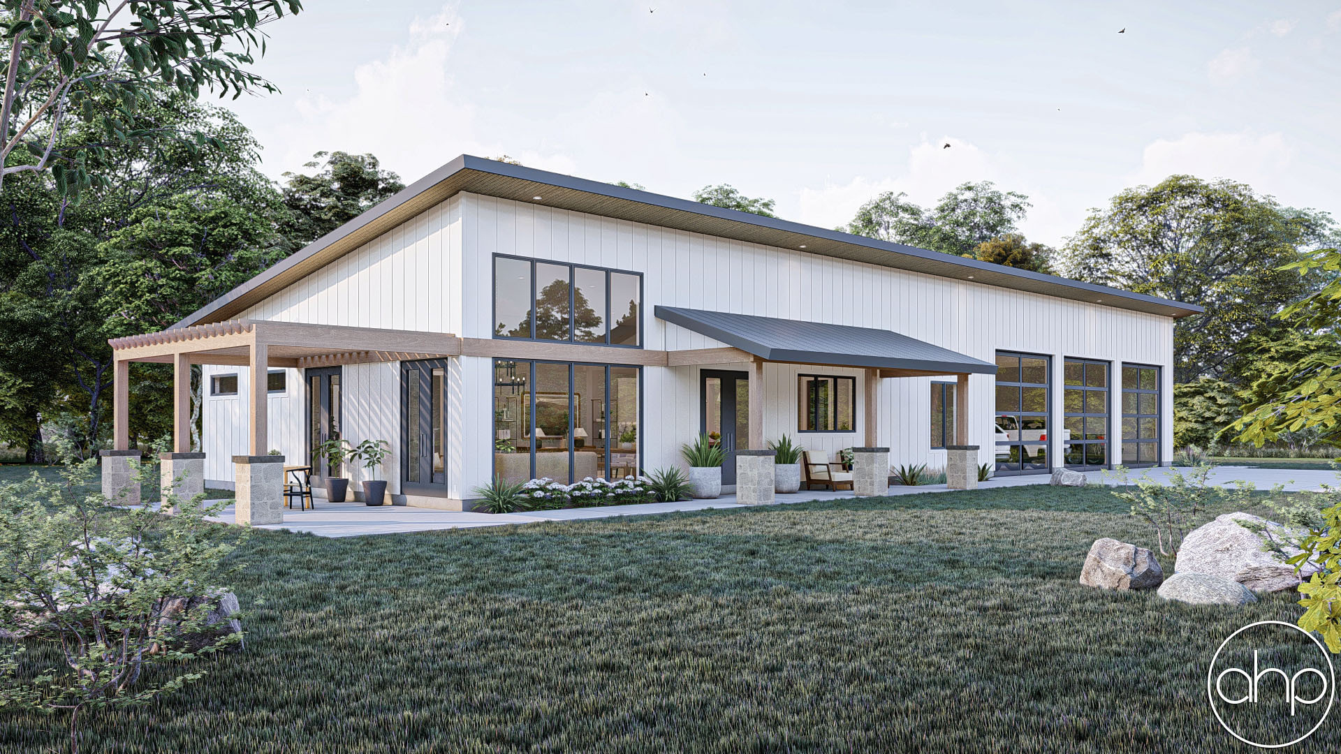 Modern Style Barndominium House Plan | Whalen Flats