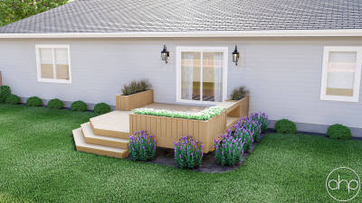 Deck Plan w/ Planter Boxes | Wyola