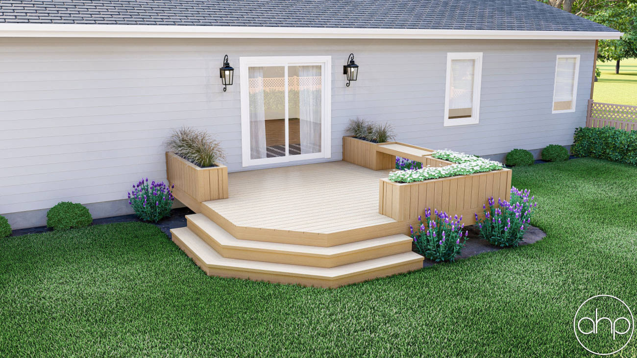 Deck Plan w/ Planter Boxes | Wyola