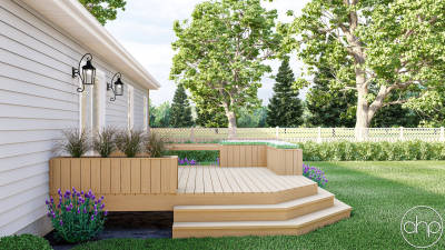 Deck Plan w/ Planter Boxes | Wyola