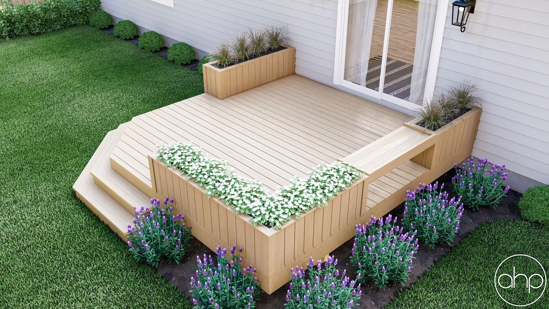 Deck Plan w/ Planter Boxes | Wyola