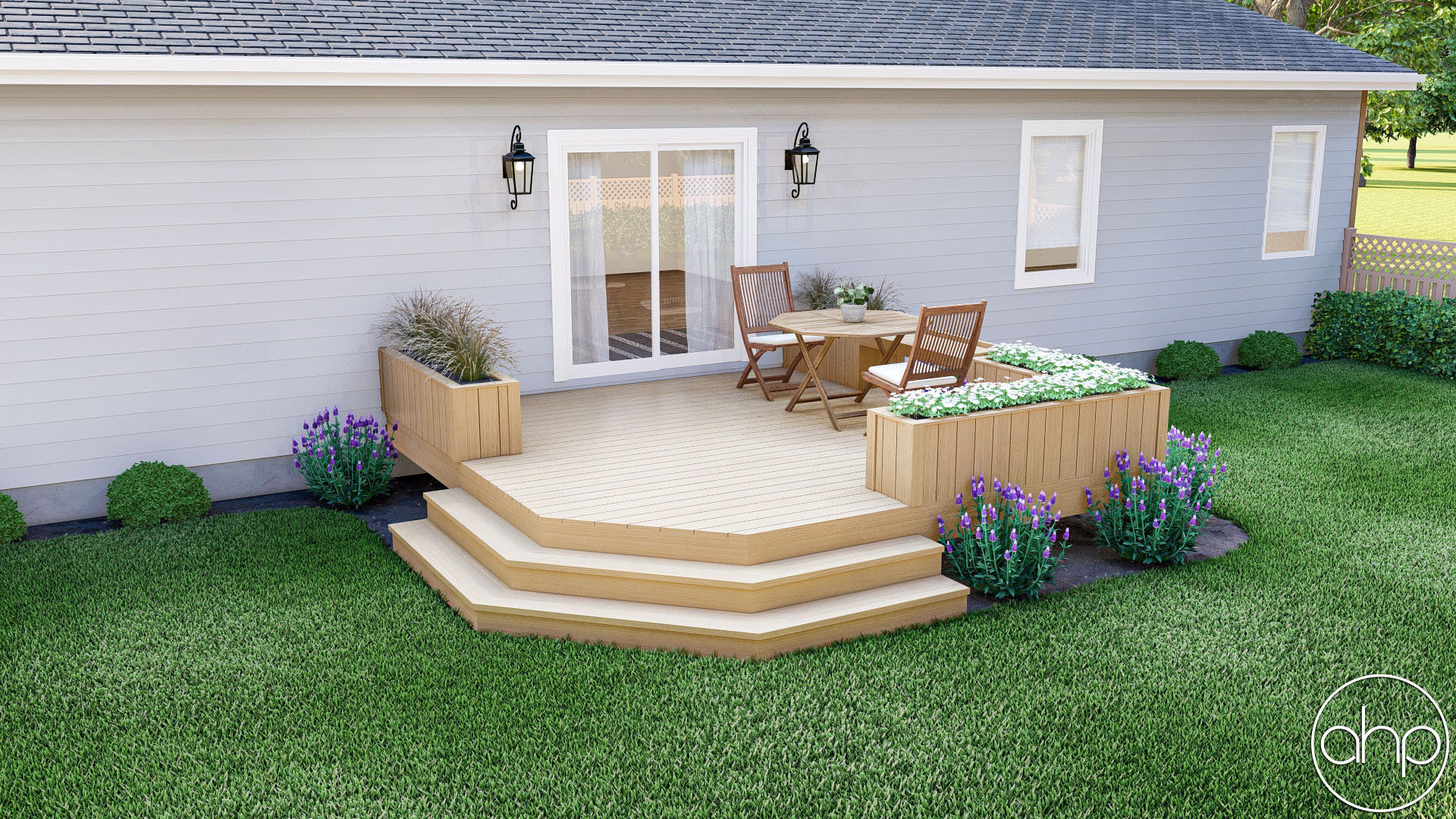Deck Plan w/ Planter Boxes | Wyola