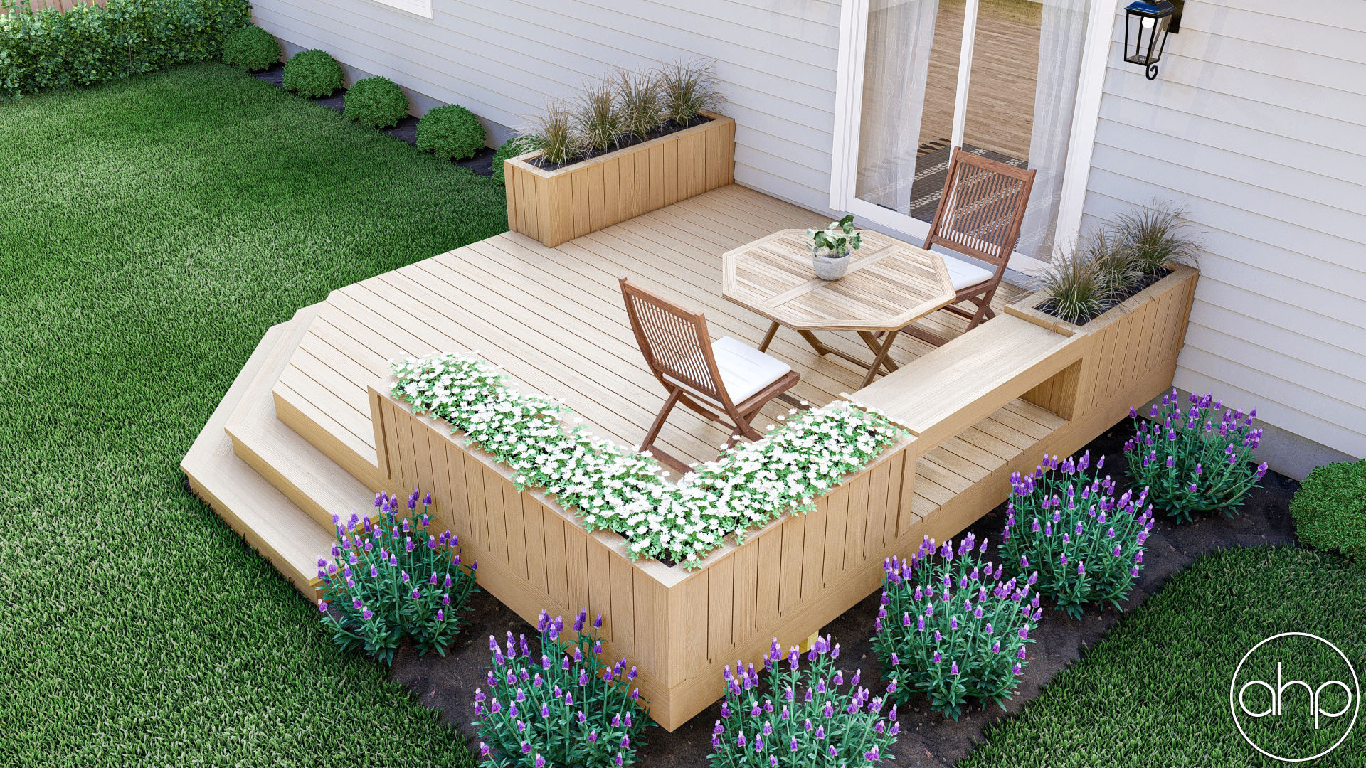 Deck Plan w/ Planter Boxes | Wyola
