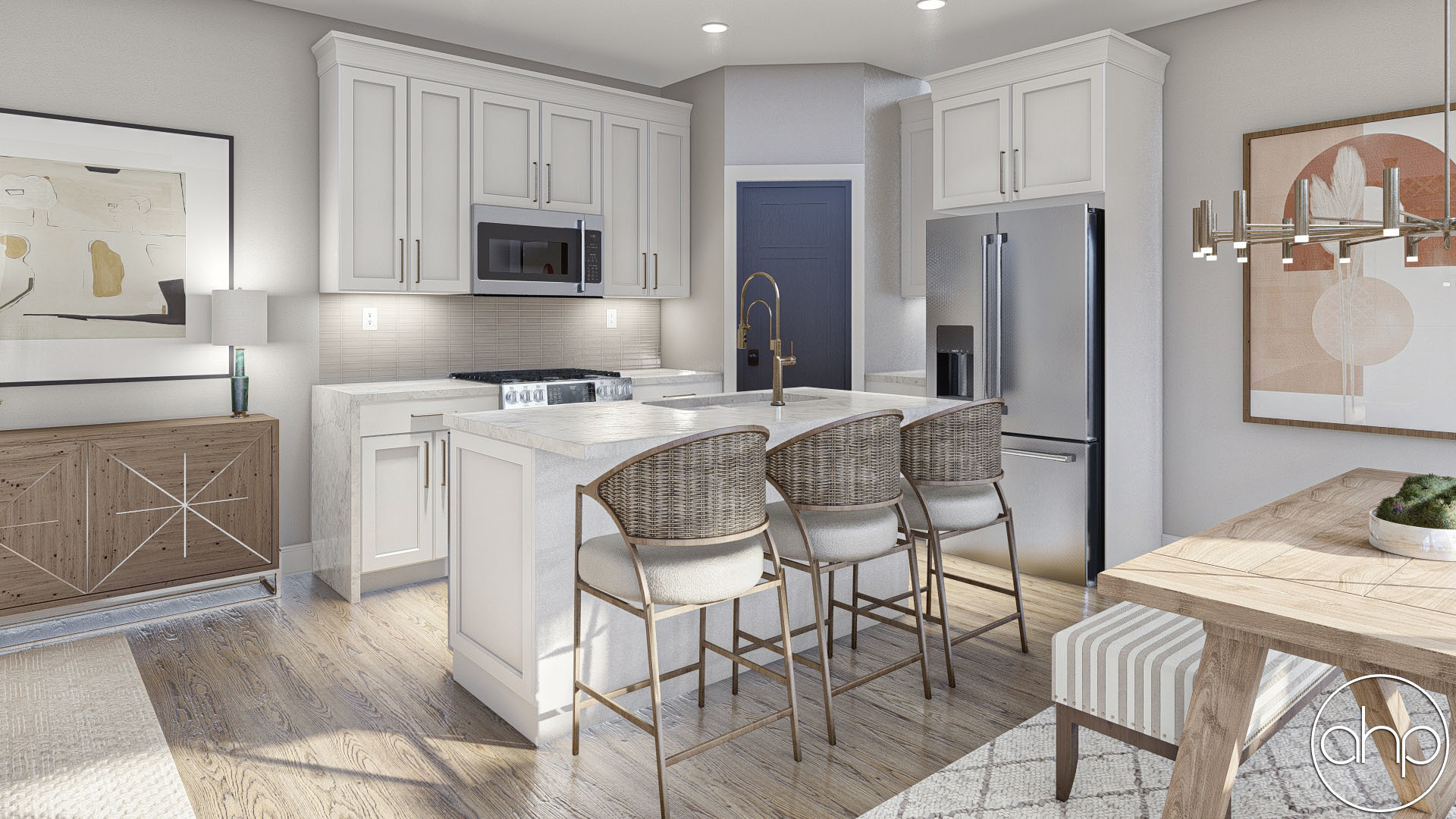 Modern Farmhouse Style Duplex House Plan | Stoney Creek