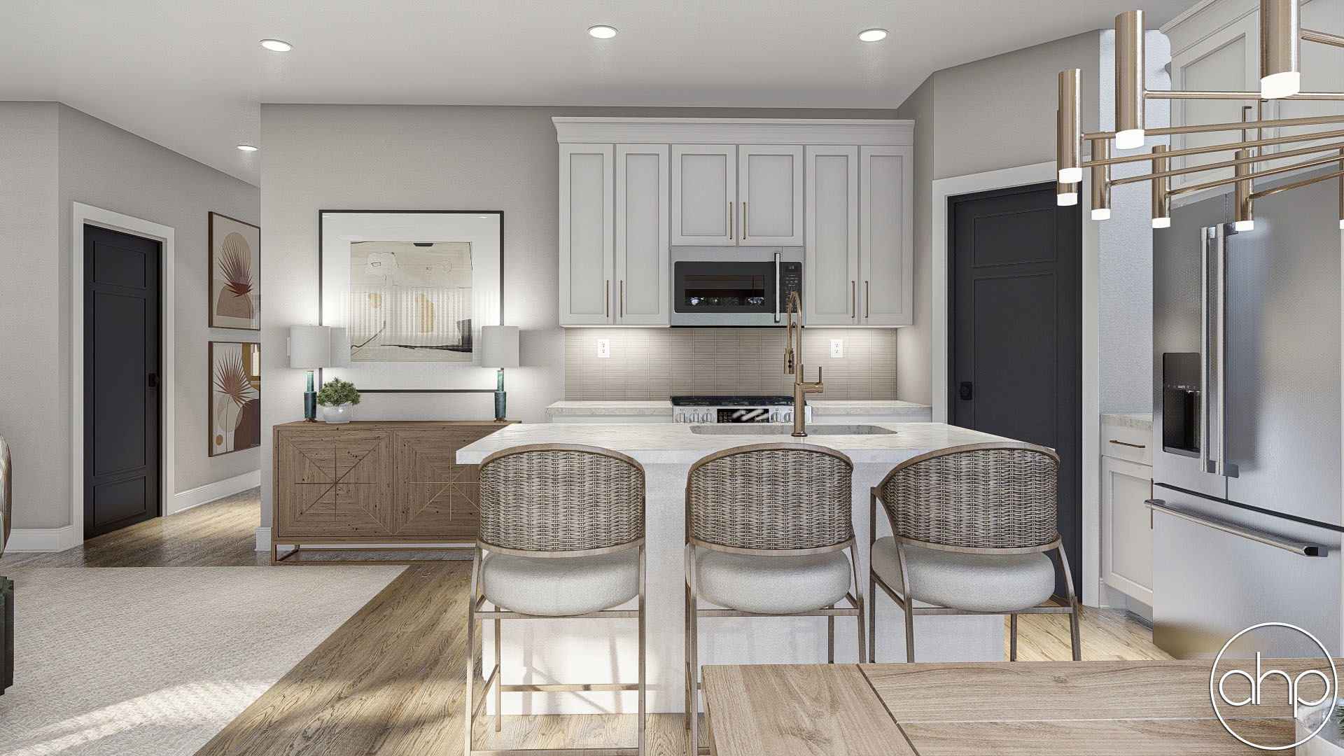 Modern Farmhouse Style Duplex House Plan | Stoney Creek