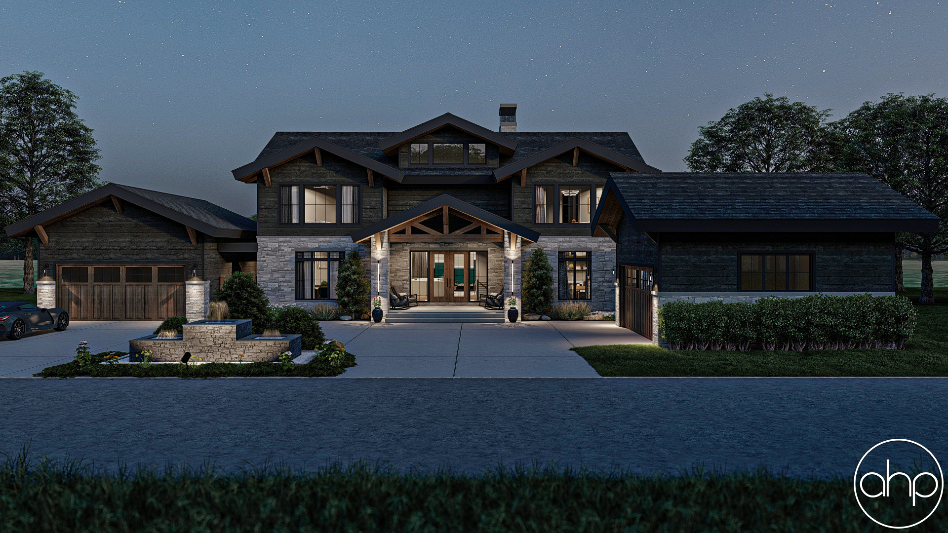 Rustic Craftsman Style House Plan | Live Oak