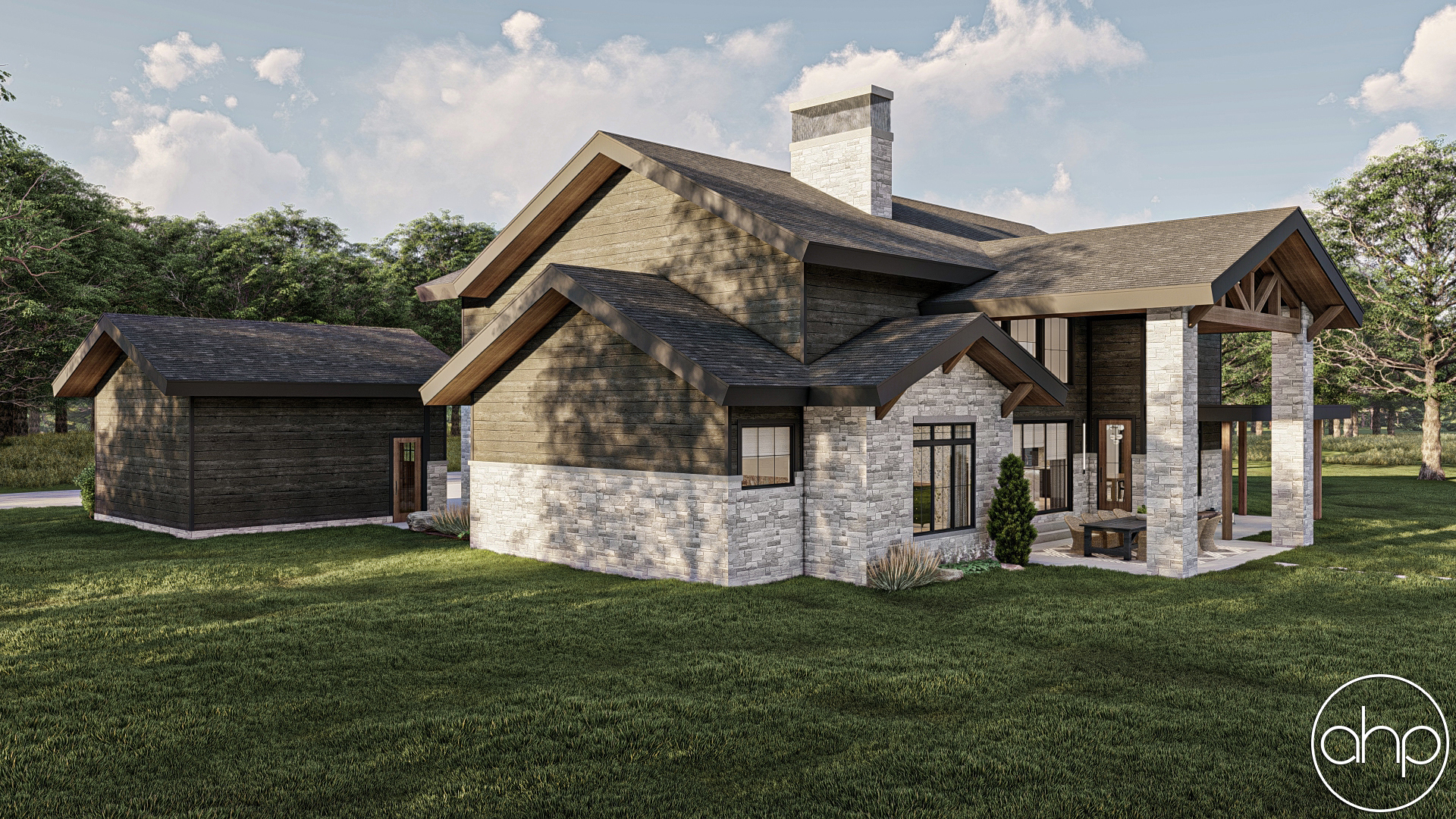 Rustic Craftsman Style House Plan | Live Oak