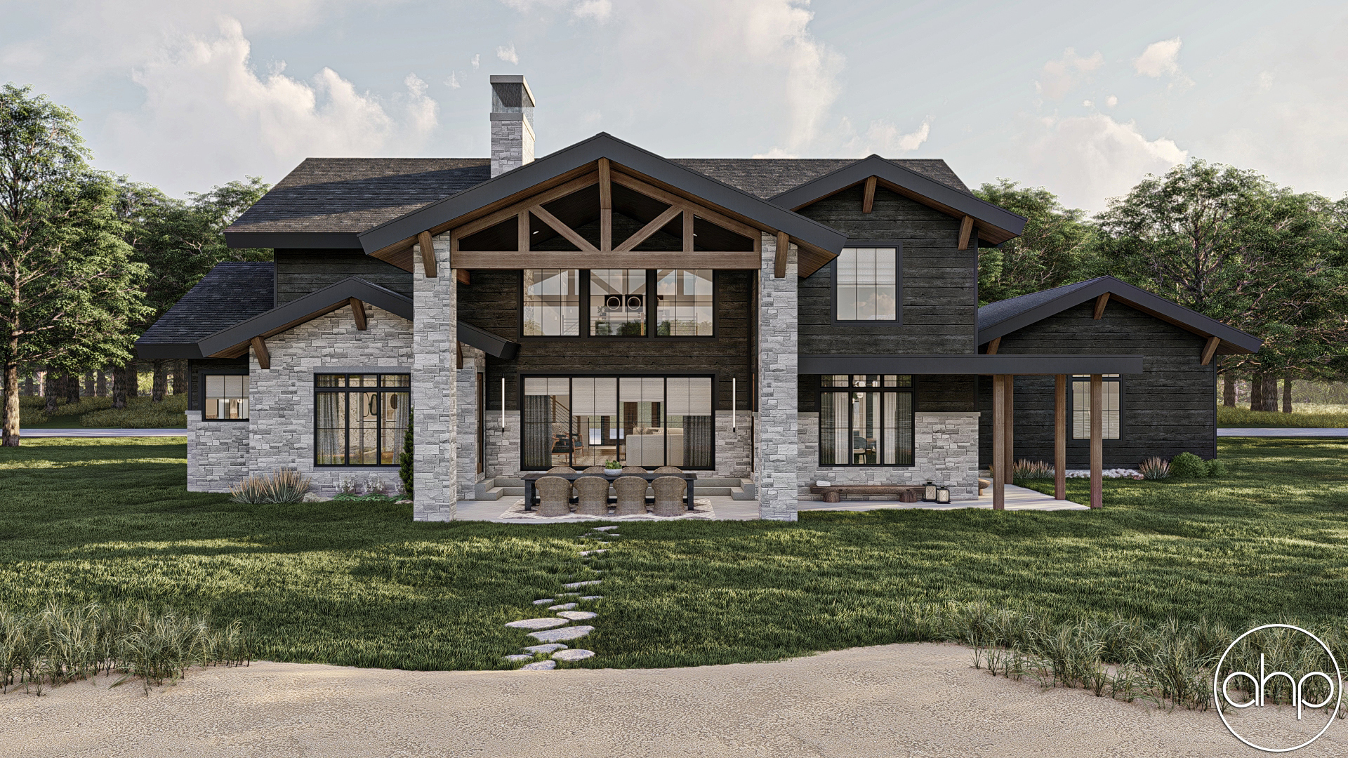 Rustic Craftsman Style House Plan | Live Oak