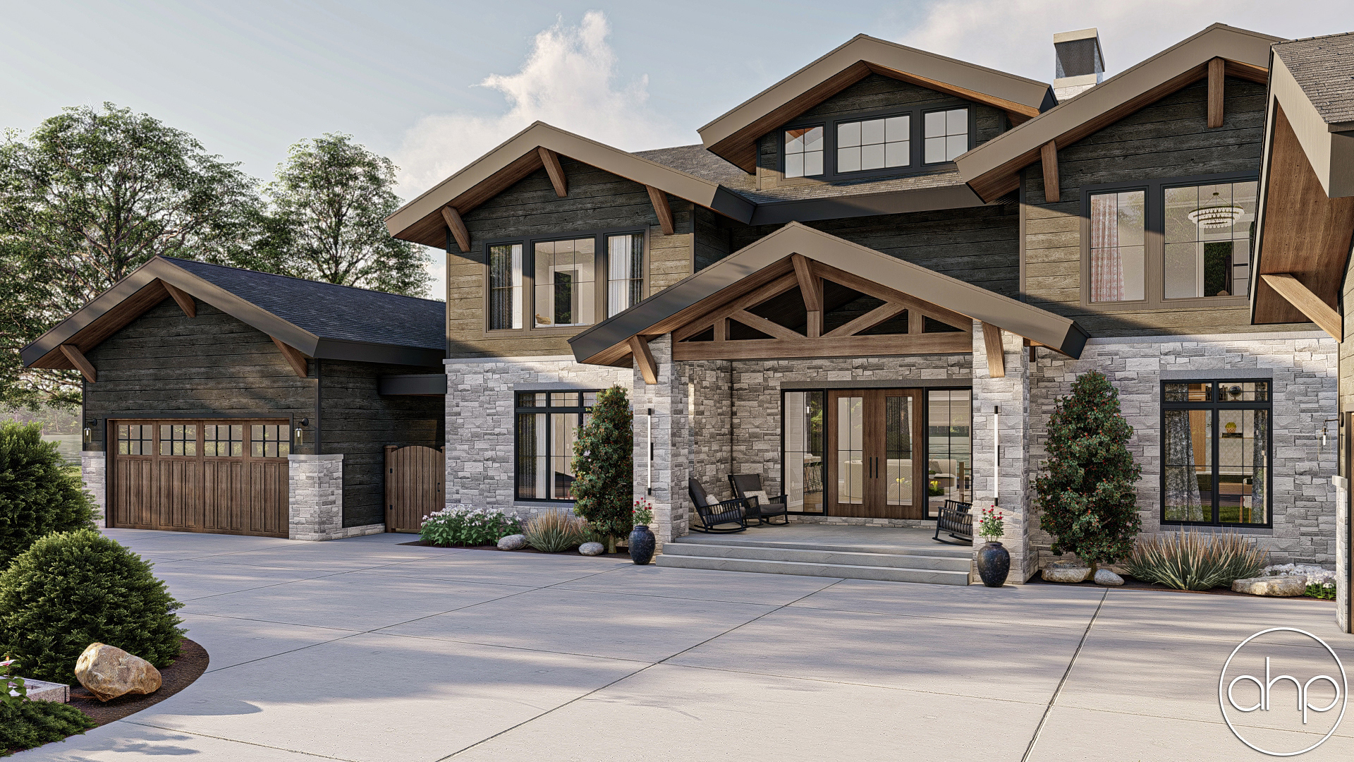 Rustic Craftsman Style House Plan | Live Oak