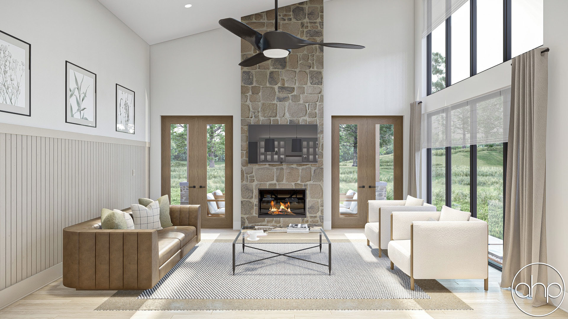 Modern Style Barndominium House Plan