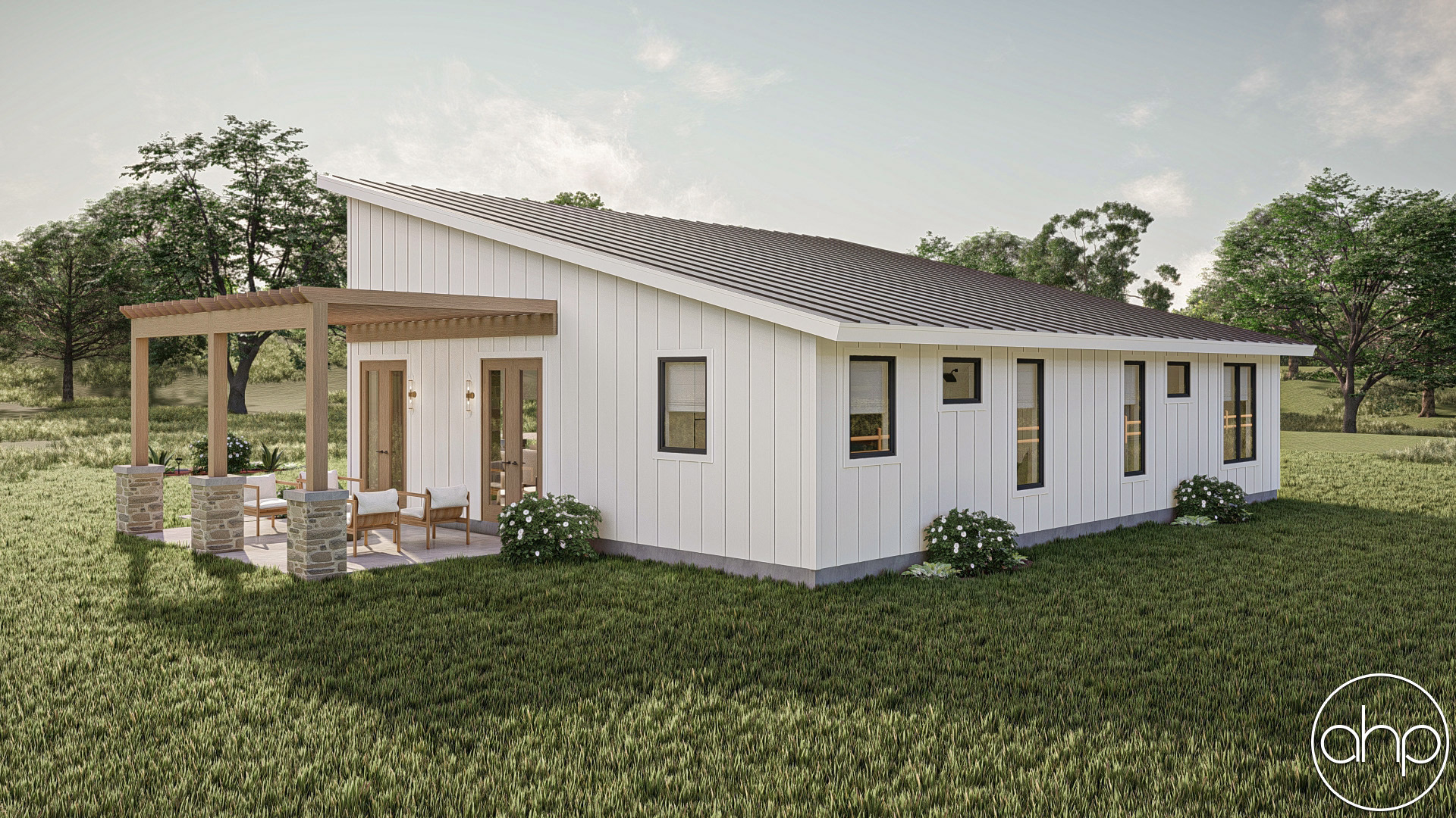 Modern Style Barndominium House Plan