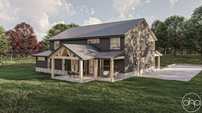 Barndominium Style House Plan | Saratoga