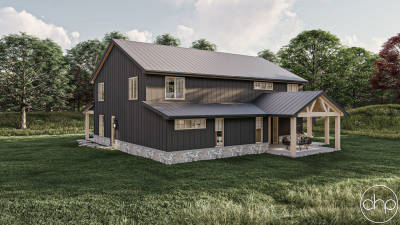 Barndominium Style House Plan | Saratoga