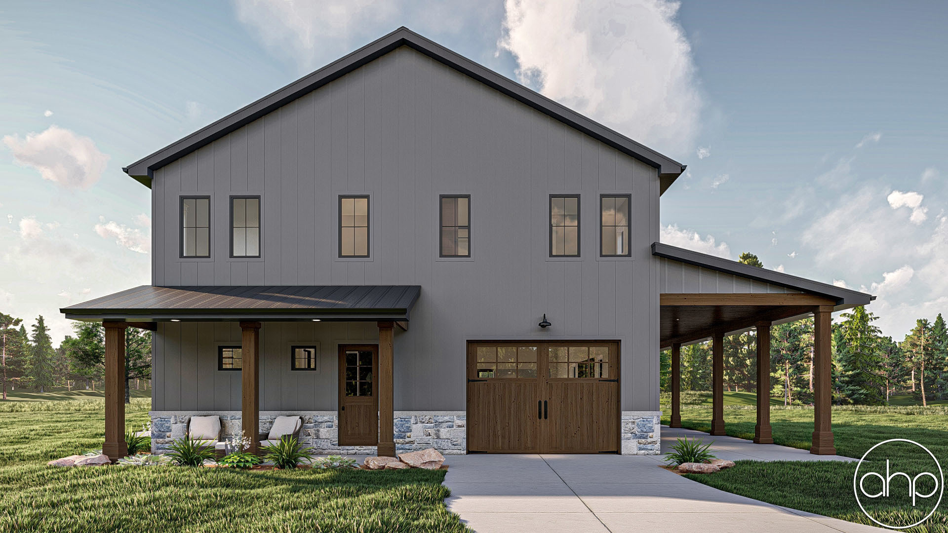 Barndominium Style House Plan | Fitchburg