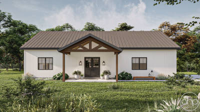 Barndominium Style House Plan | Zimmerman