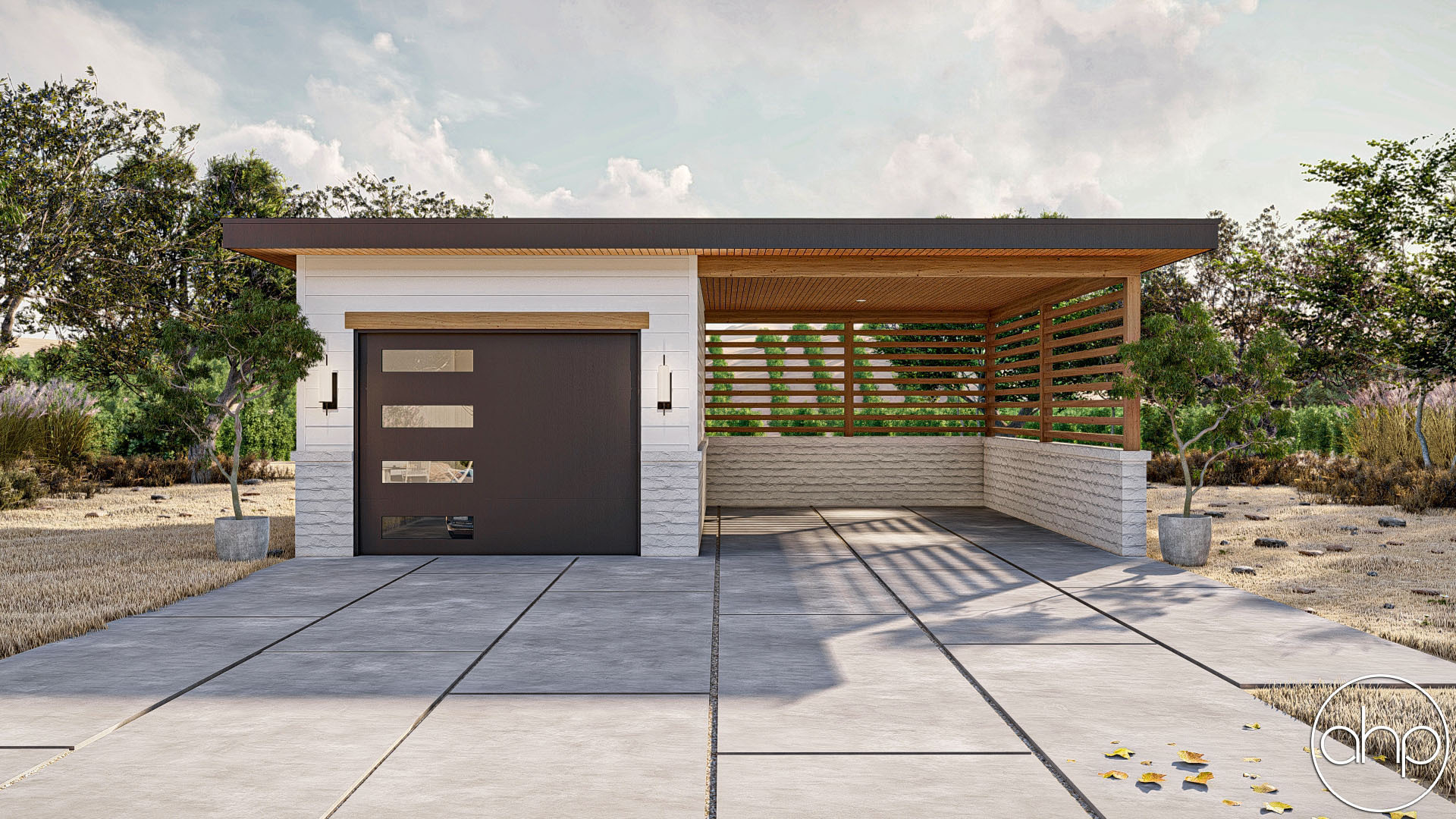 Modern Style Garage 