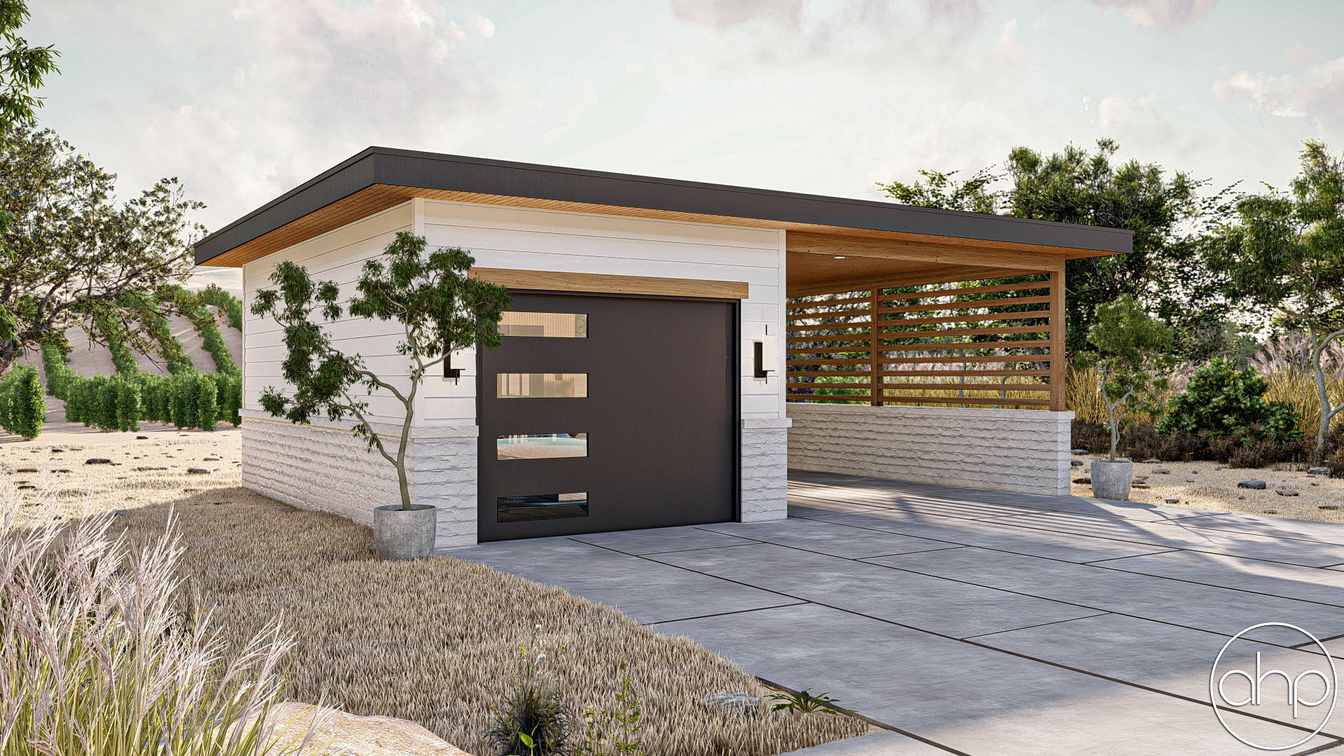 Modern Style Garage 