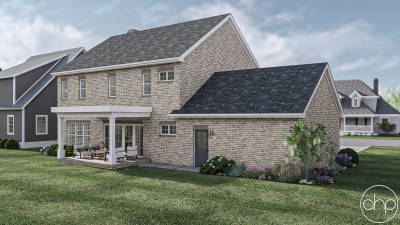 Colonial Style House Plan | Brewsters Mill