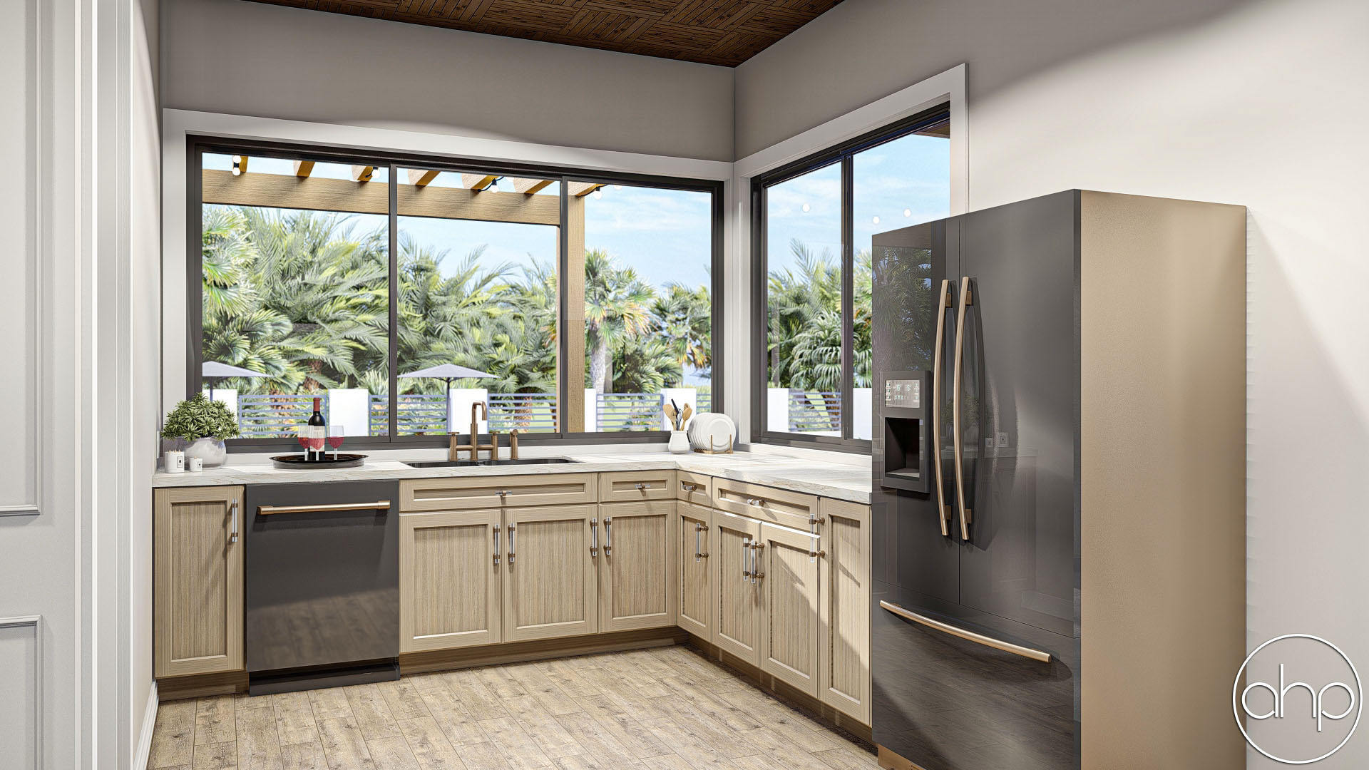 Modern Style Pool House Plan | Ember Way