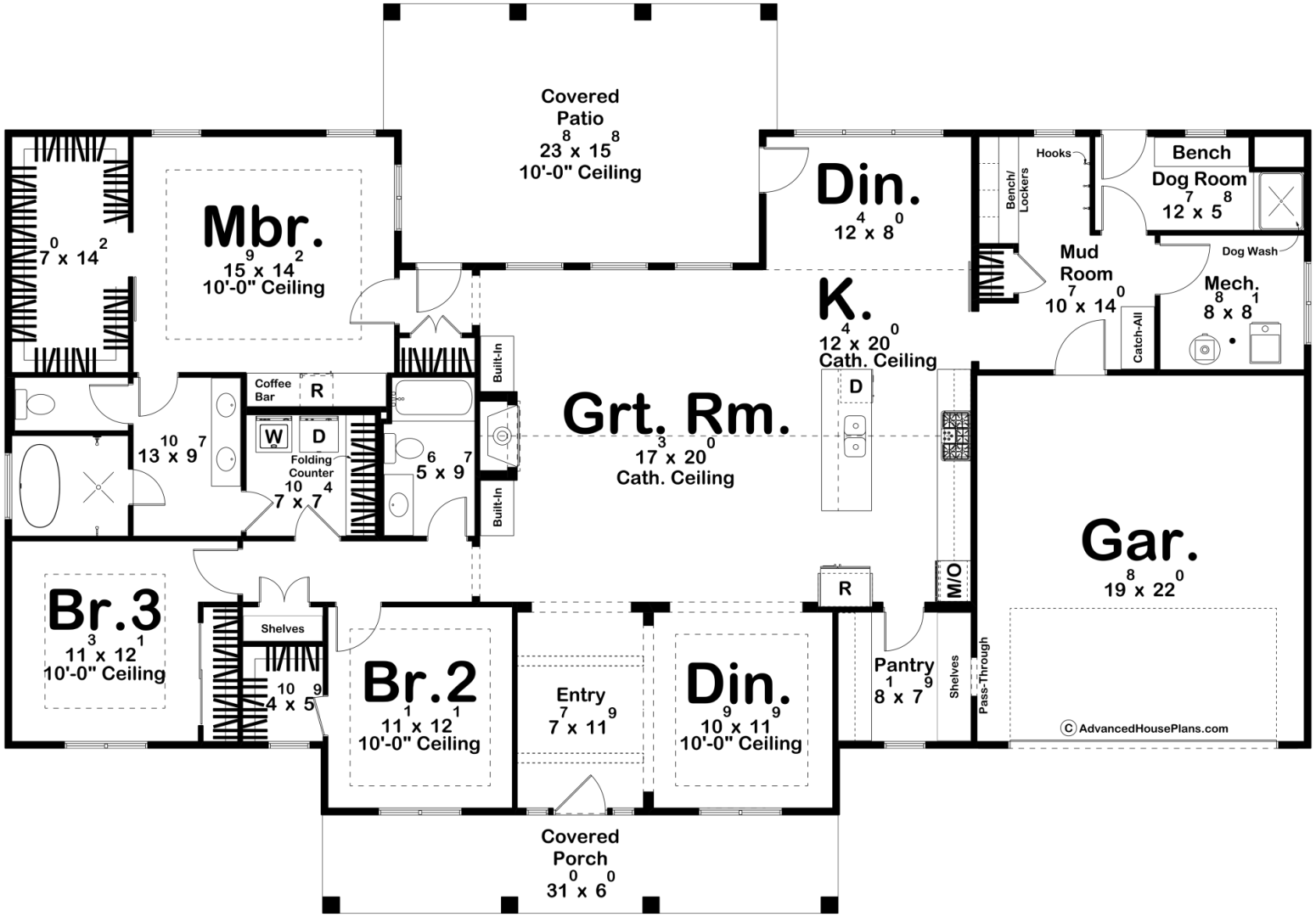 Colonial Style House Plan | Fairhope