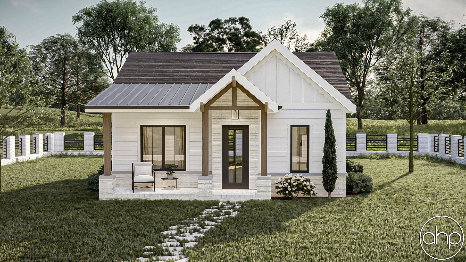 Modern Farmhouse ADU House Plan | Fairview Cottage