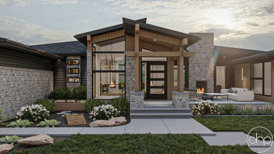 Modern Prairie Style House Plan | Pine Lake