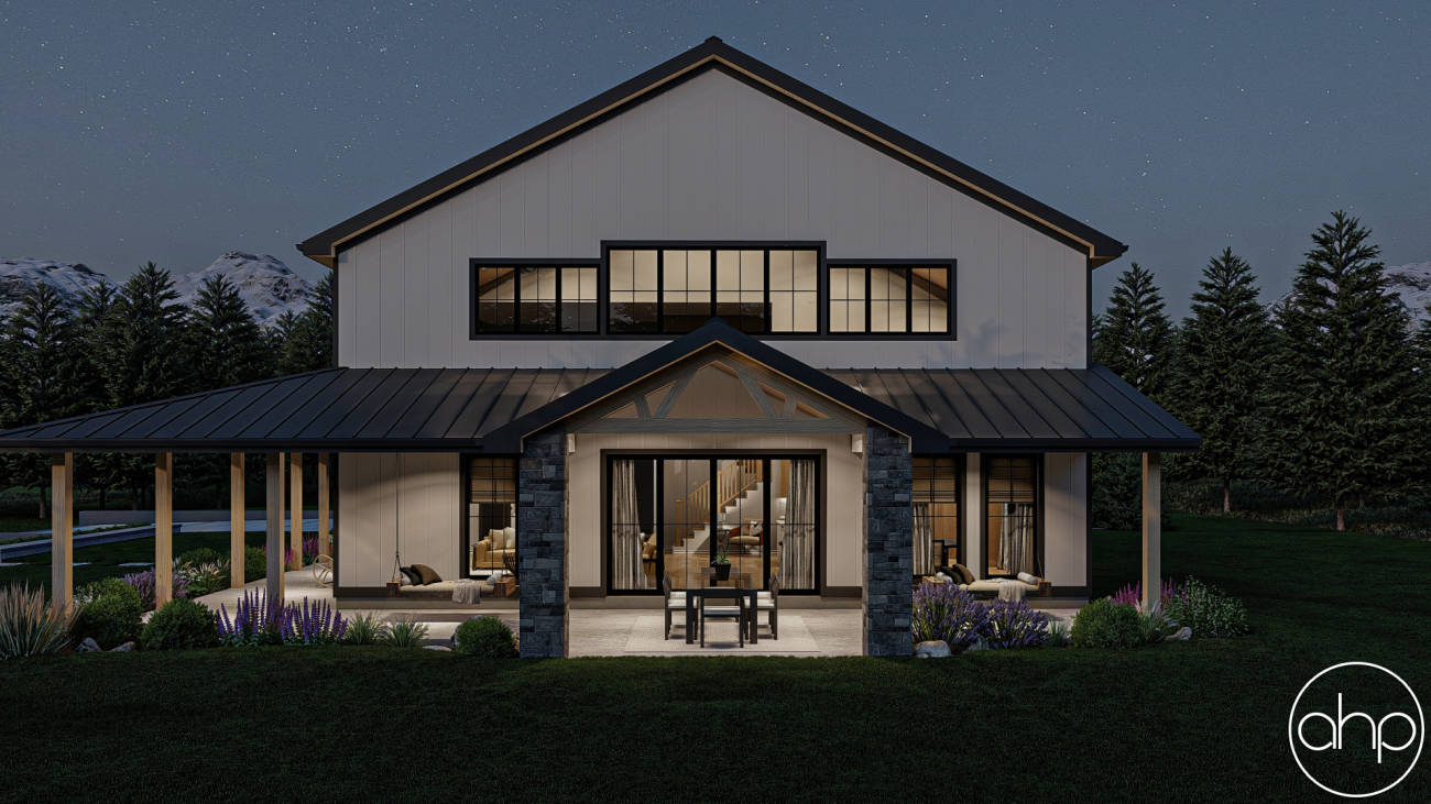 Barndominium Style House Plan | Clear Creek