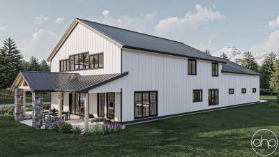 Barndominium Style House Plan | Clear Creek